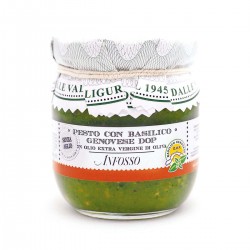 Pesto with genovese basil PDO without garlic in Extra Virgin Olive Oil -...