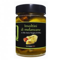 Eggplant rolls in extra virgin olive oil - Quattrociocchi - 320gr