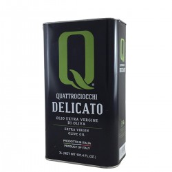 Extra Virgin Olive Oil Delicato Leccino can - Quattrociocchi - 3l
