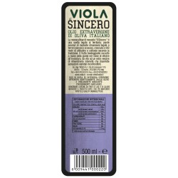 Extra Virgin Olive Oil Il Sincero - Viola - 500ml
