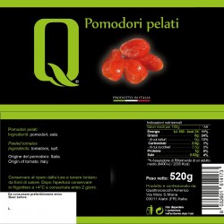 Peeled tomatoes - Quattrociocchi - 520gr