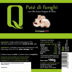 Mushroom Patè - Quattrociocchi - 190gr