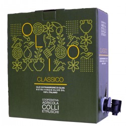 Extra Virgin Olive Oil Classico bag in box - Colli Etruschi - 3l