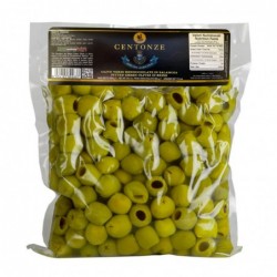 Pitted Green Olives in Brine - Centonze - 500gr