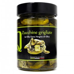 Grilled courgettes in extra virgin olive oil - Quattrociocchi - 320gr