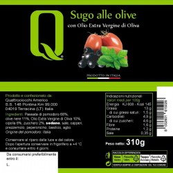 Olive sauce - Quattrociocchi - 310gr