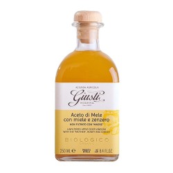 Organic Unfiltered Apple Cider Vinegar with the "Mother", Honey and Ginger - Giusti - 250ml