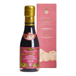 Condiment with Balsamic Vinegar of Modena and Raspberry - Giusti - 100ml