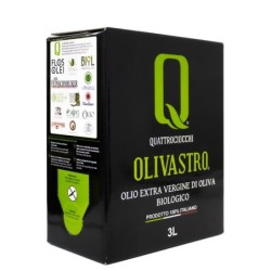 Extra Virgin Olive Oil Olivastro Organic Bag in Box - Quattrociocchi - 3l