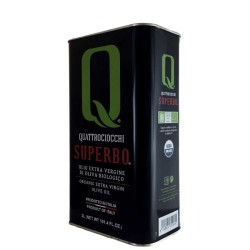Extra Virgin Olive Oil Superbo Moraiolo Organic can - Quattrociocchi - 3l