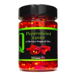 Chopped chillies in extra virgin olive oil - Quattrociocchi - 320gr
